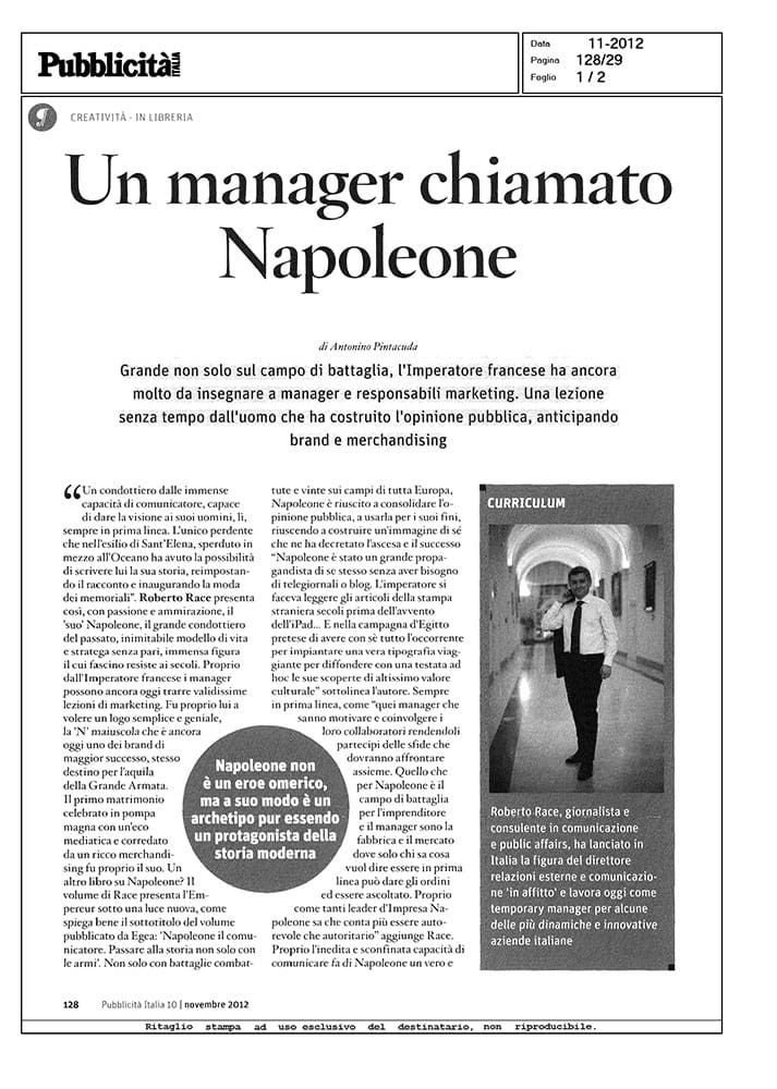 Un Manager chiamato Napoleone