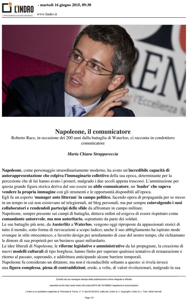 Napoleone il Comunicatore