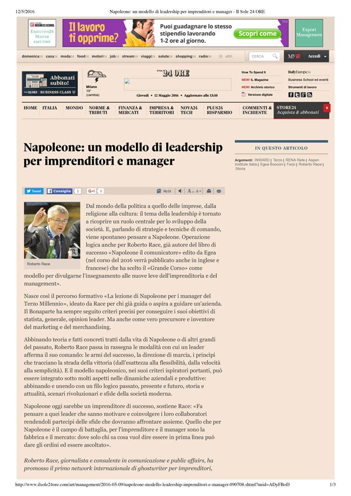 Napoleone: un modello di leadership per imprenditori e manager
